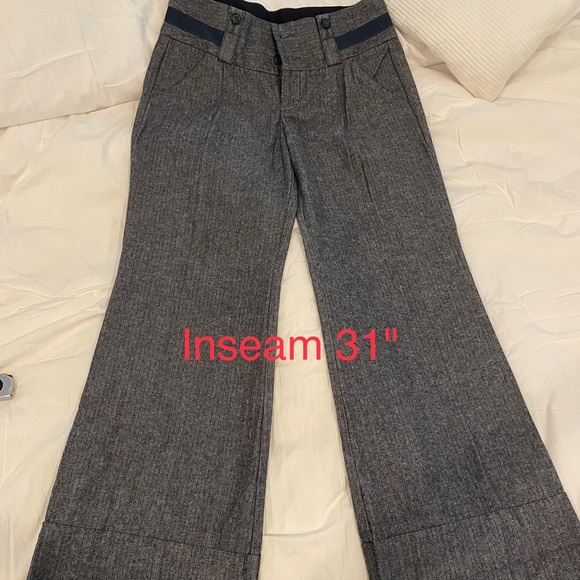 Cidra size 6 grey wide leg flare trousers - Picture 1 of 2